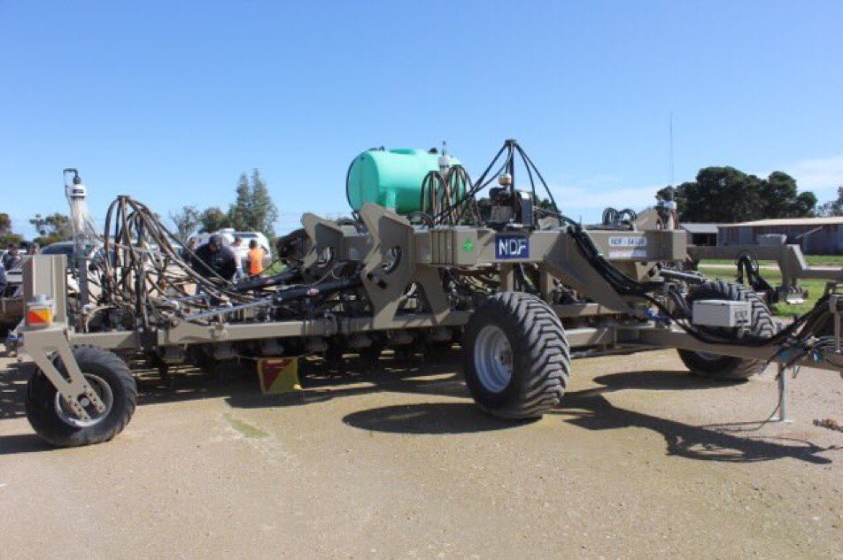 SANoTill's tweet photo. Precision seeder demos of NDF @ Ben Mashman's, Water Tower Rd (S of Owen) this Wed 4th @ 12noon NEW TIME https://t.co/SgXG4Rf5l5