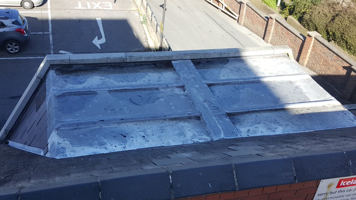 lee_kirman's tweet photo. Lead replacement using @CefilUK @Danosa_UK due to thieves helping themselves! @am_maint @ChasGiles1 #single-ply https://t.co/2CtVBubm0i