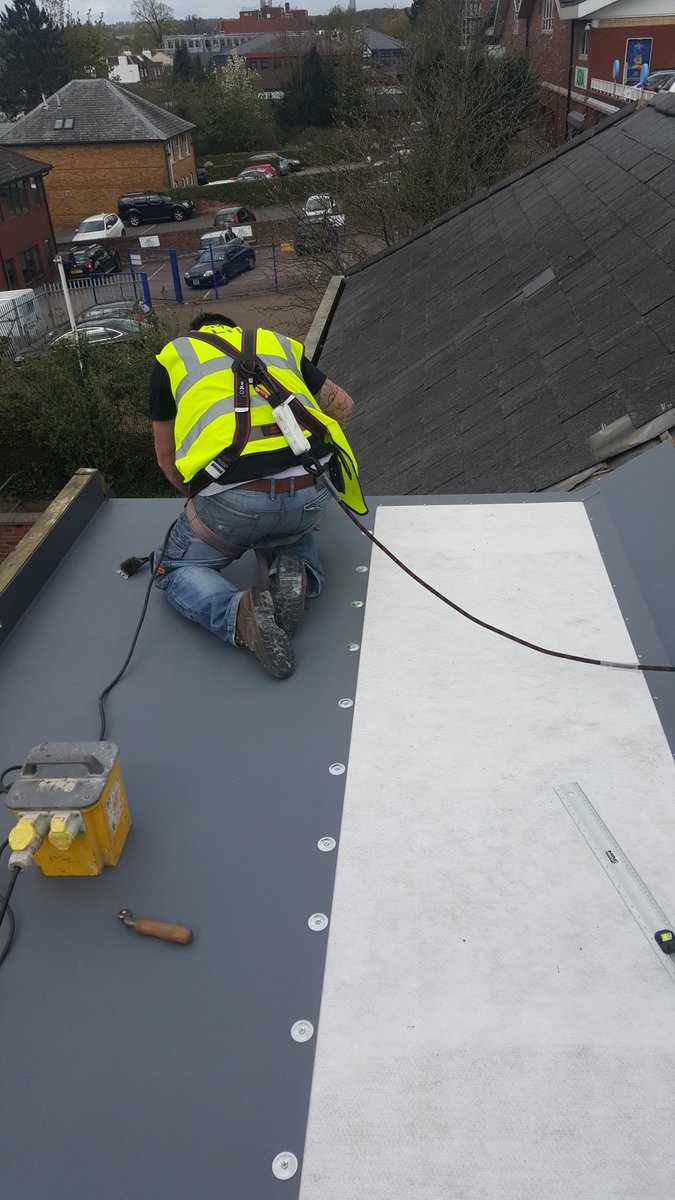 lee_kirman's tweet photo. Lead replacement using @CefilUK @Danosa_UK due to thieves helping themselves! @am_maint @ChasGiles1 #single-ply https://t.co/2CtVBubm0i