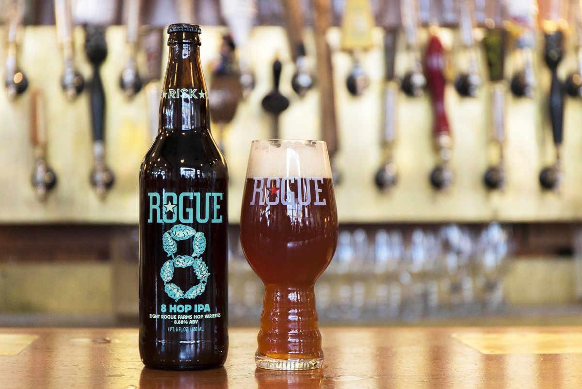 RogueAles's tweet photo. We're raising #8HopIPA to #IPAMay today. What are you having? https://t.co/RWCsLQg8rH https://t.co/h4Th1phUsp