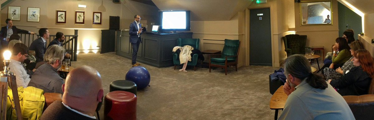 nomtonic's tweet photo. Yogesh, chartered accountant at TaxAssist, is telling us about #budgetChanges at #GreenwichB2B today #GreenwichHour https://t.co/ywOXv4Clq4