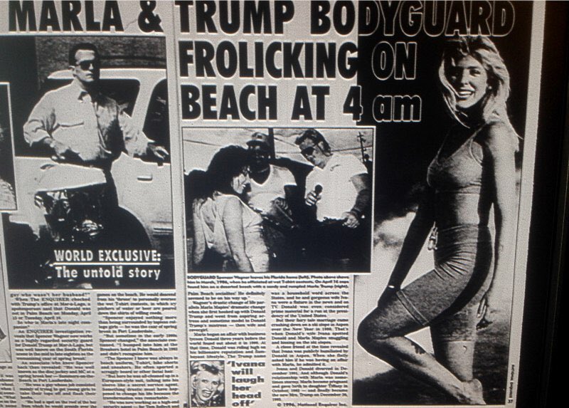 Rene_gadeCowboy's tweet photo. Funny how trump blasted @Enquirer abt this as a lie .. Yet is using a rag mag as fact abt @tedcruz #INDPrimary https://t.co/4J93vKW3RD