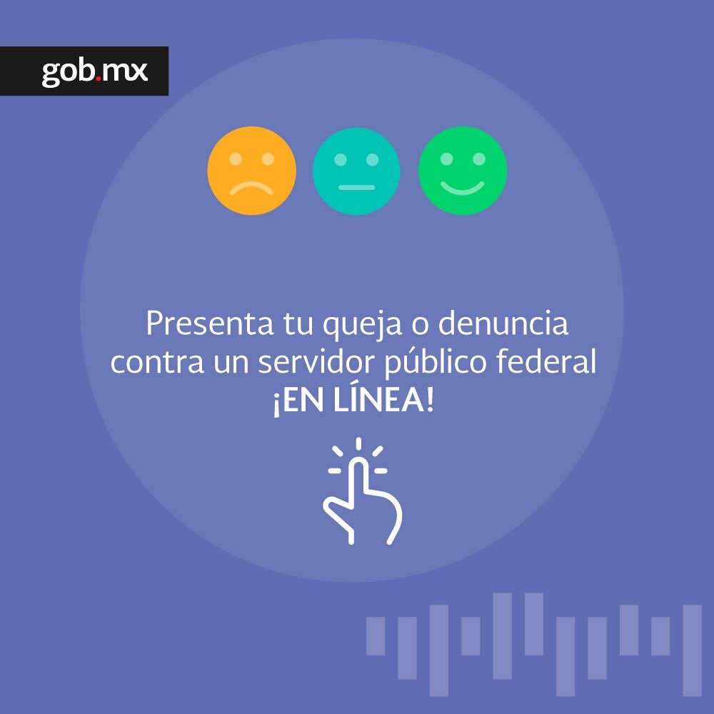 KarlaMawcinitt's tweet photo. Si estás inconforme o tienes elementos para denunciar a un servidor público, hazlo en línea #Denuncia https://t.co/uW4Ca3kK0c