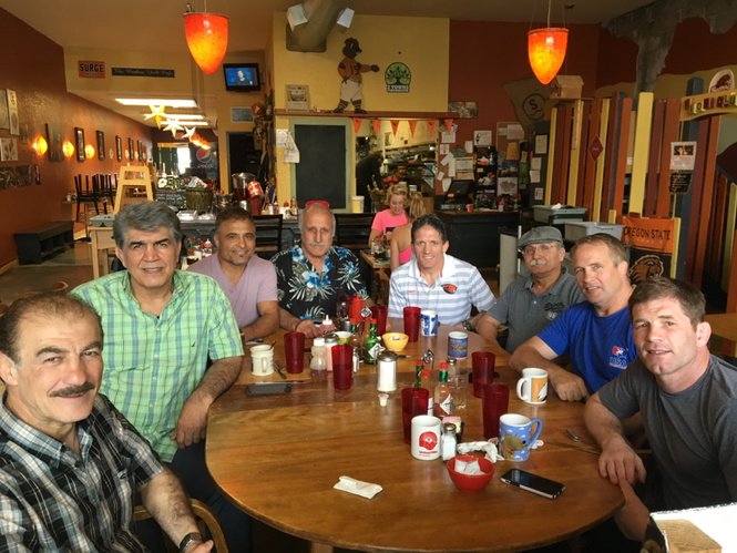 kroberts118's tweet photo. Iranian @wrestling legends in town to assist in training and coaching of #NWRTC and @OSU_Wrestling . https://t.co/icKGNyVDG0