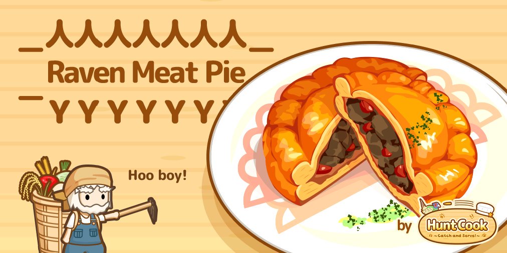 Freely_Thought's tweet photo. Look, I got a Raven Meat!
( ・ω・ )
⊃(::::)=3⊂

+ Tomato

= …!?

#HuntCookGame https://t.co/VwX65LlOBj https://t.co/zewICVLLsV