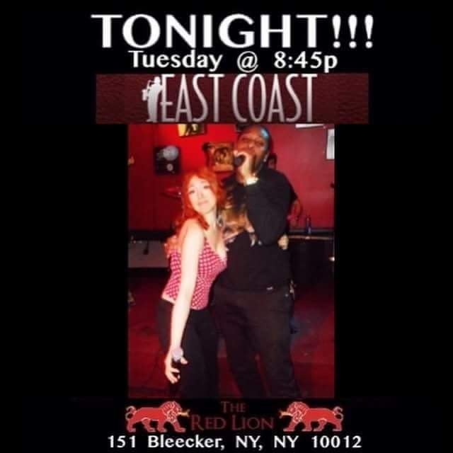 <a href="/_LaurenDragon_/">Lauren Dragon</a>: TONIGHT!!! ^_^!!! #redlionnyc #bleeckerstreet #EastCoastBand #lauren_dragon #_laurendragon_