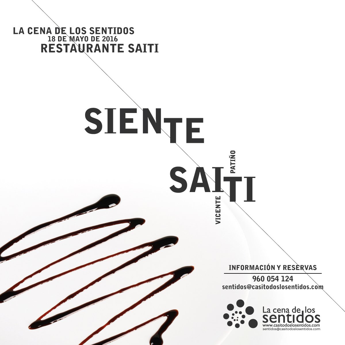 Si ya conoces <a href="/saitiexperience/">Saiti</a>, vas a redescubrirlo en la #CenaSentidos
18 Mayo #SienteSaiti
casitodoslosentidos.com