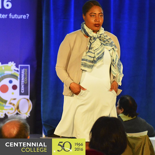 CentennialTODAY's tweet photo. #Sustainable fabrics are at the heart of the Canadian-made #EcoFriendly clothing line @miikinc. #CCInnovationSummit https://t.co/W50U3Z2XMx