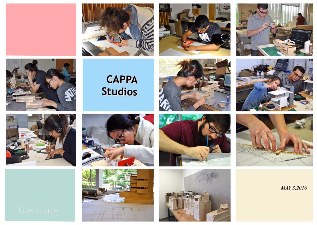 UTAarch's tweet image. A walk through the architecture studios as the end of the semester approaches.