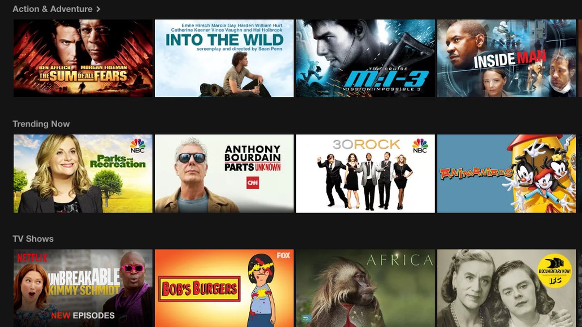 verge's tweet photo. The thumbnails are always changing on Netflix because you're being tested https://t.co/iHSfbOKOBT https://t.co/wmu3j8JQEW