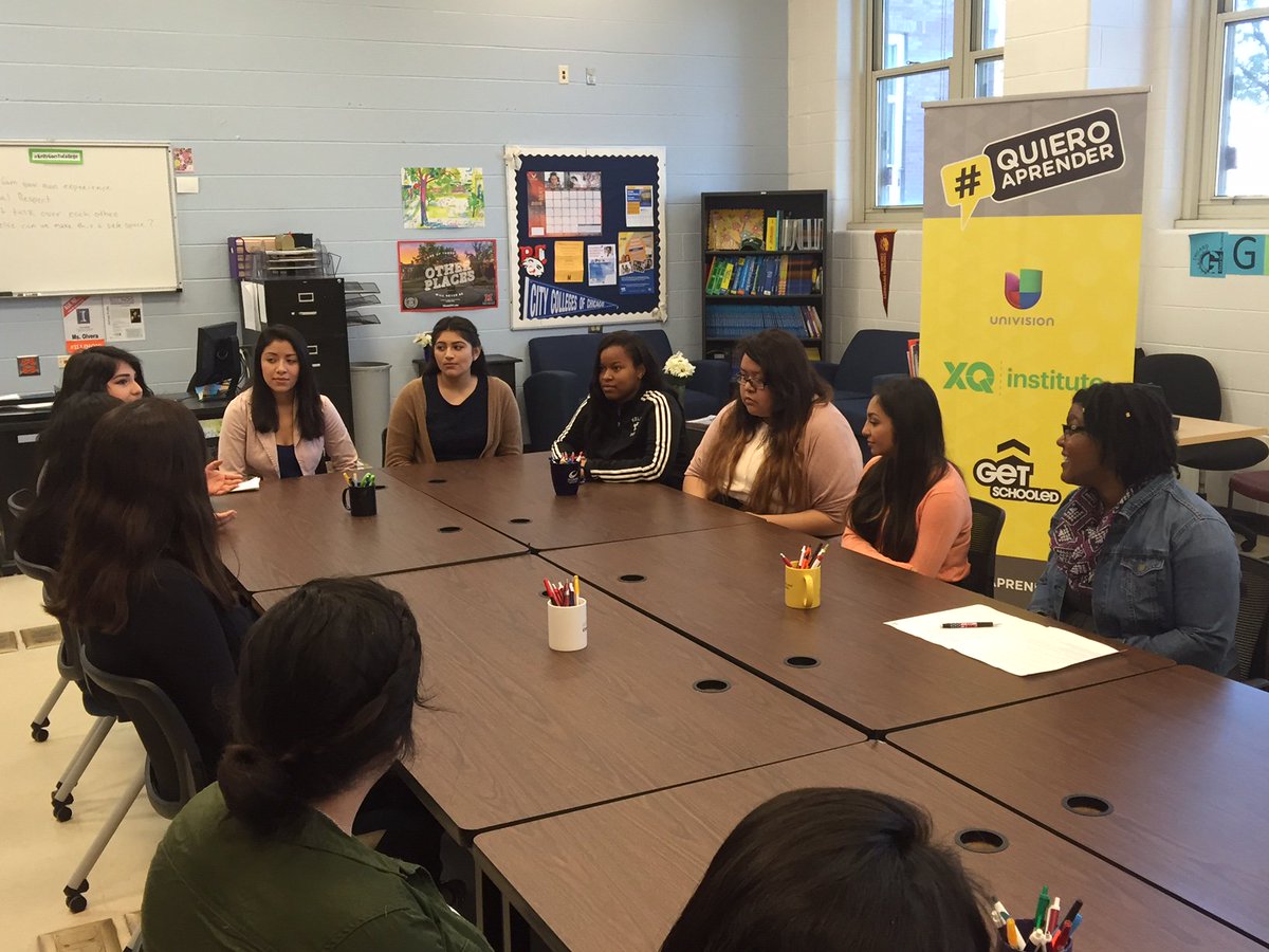UniContigo's tweet photo. #KellyHighSchool students speak up at the #QuieroAprender Roundtables hosted by @XQAmerica @getschooled @UniContigo https://t.co/ky3cggph0c