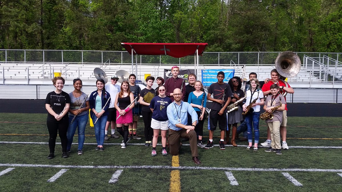 <a href="/PatriotPrideMB/">OMHS Patriot Pride</a> Was honored to perform the National Anthem with Emma from <a href="/SevernaParkHS/">News from</a> at Bocce Champs today!