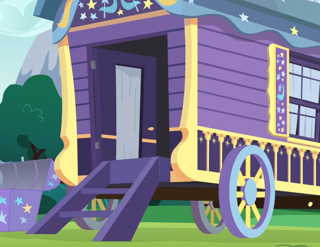 🐺 Wolf Nanaki 🐺 on Twitter: "I'm curious, does Trixie's new wagon unfold  into a stage like her first one? #MLPSeason6 #MLP… "
