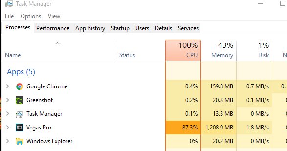 Zanidd's tweet image. PC during rendering be like:
#youtubeproblems #editingproblems