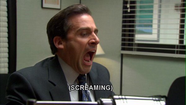 Everyone when the ball is about to drop