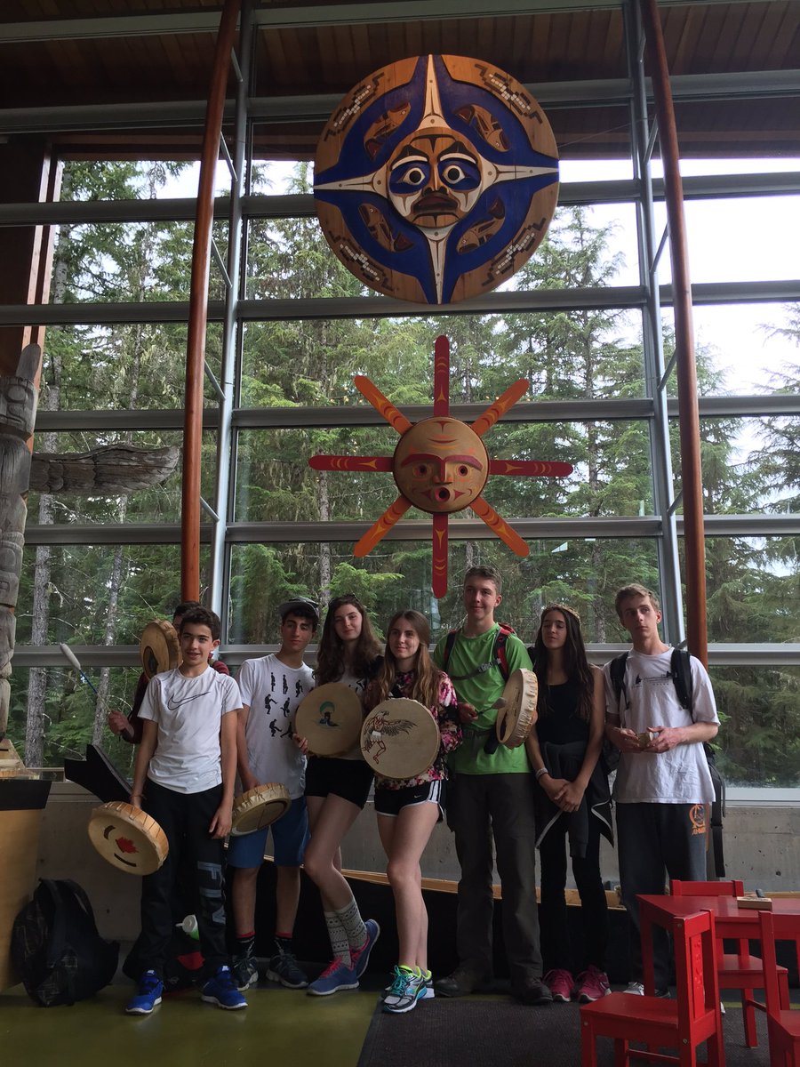 Fantastic visit at the Squamish Lil'wat Cultural Centre with <a href="/theyorkschool/">The York School</a> <a href="/iceinbc/">BC Challenge Week</a> #icewrites #campsummit2016