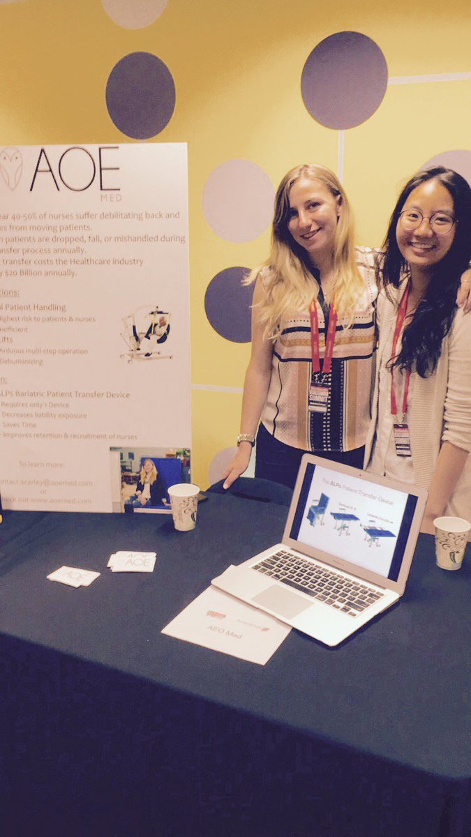 My startup <a href="/AoeMed/">AOE Med</a> was lucky enough to present today at TechWeek Detroit! #MadeAtMichigan #CFE #TechArb