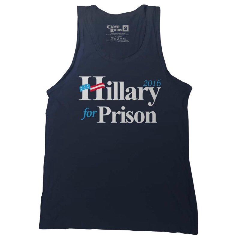 CloydRivers's tweet photo. Hillary for Prison 2016.
Merica.

FREE koozies at https://t.co/wMvkUMPdub https://t.co/sYuCXGQeWj