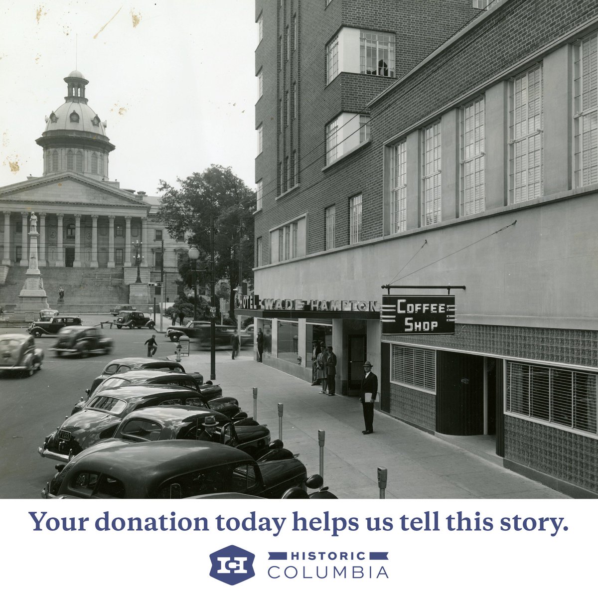 HistColumbia's tweet photo. Main Street, 1941. #ColumbiaSC #MidlandsGives #MagnifytheMidlands with @CCCFtweets! https://t.co/QYYFsiwn1K https://t.co/wg2W9SqKHQ
