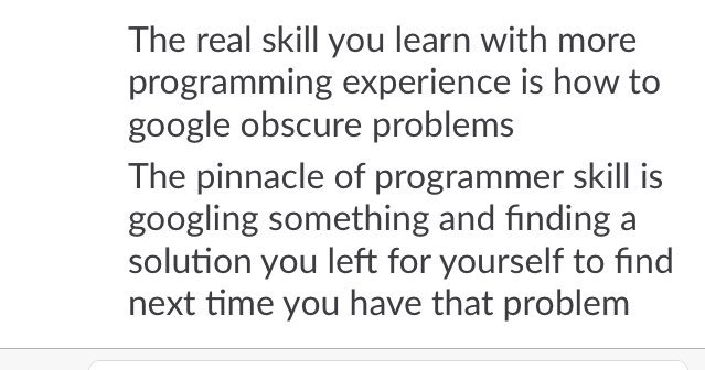 kosamari's tweet photo. Wise words of programing. https://t.co/BzrauMuEXH