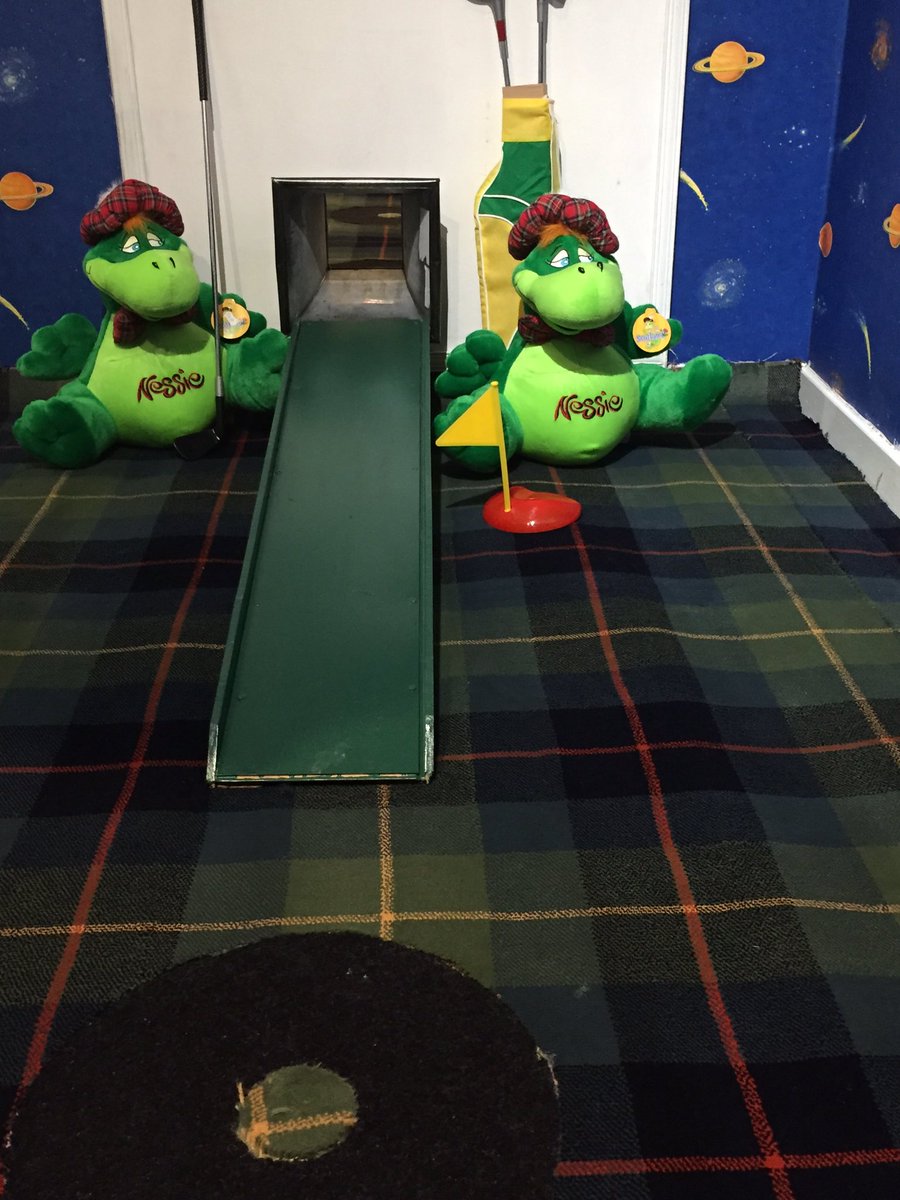 Crazy Golf is now open at Nessieland!! Right next door to us at the Loch Ness Lodge Hotel!