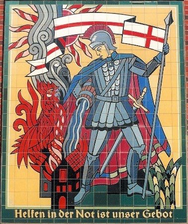 FlorianKolfhaus's tweet photo. Blessed feast of St. Florian,my patron saint and protector of firefighters and beer brewers.Soldier and Roman martyr https://t.co/I5JS9BFv75