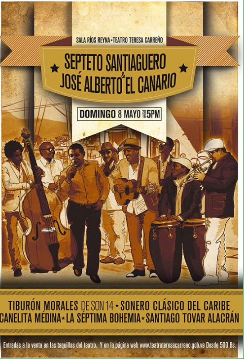 RLNSalsa's tweet image. Señores Para Celebrar El Dia De Las Madres Con Salsa En La Sala Rios Reina Del Teresa Carreño