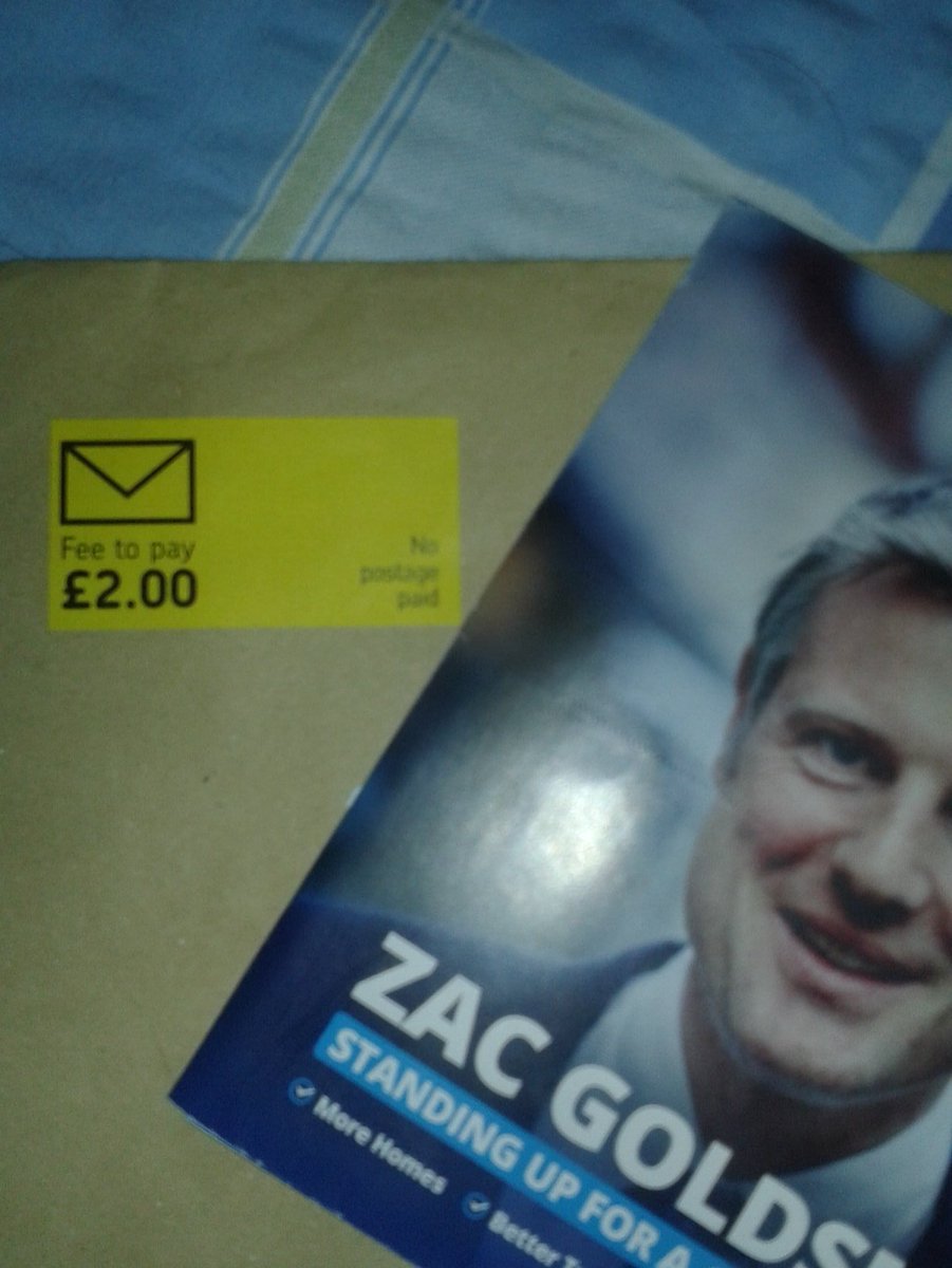 bhudso's tweet photo. @Offcom @ZacGoldsmith Charged me to recieve his propaganda.  I want my money back.  This is  completely unacceptable https://t.co/sqovFZt7uQ
