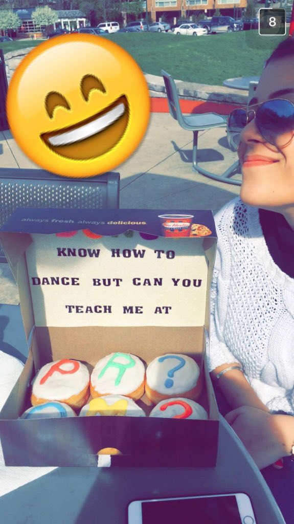 BHHSPromposals's tweet photo. Nothing better than a donut promposal!! We will be shocked if Rakhel and Anthony donut have a blast at prom! 🍩🍩🍩😋 https://t.co/Lr82xifLmz