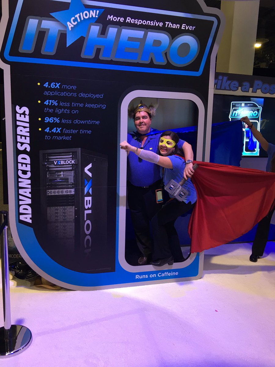 ChrisMonfet's tweet photo. Look at IPMs #itactionhero #emcworld2016 https://t.co/cGtGKOZyjI