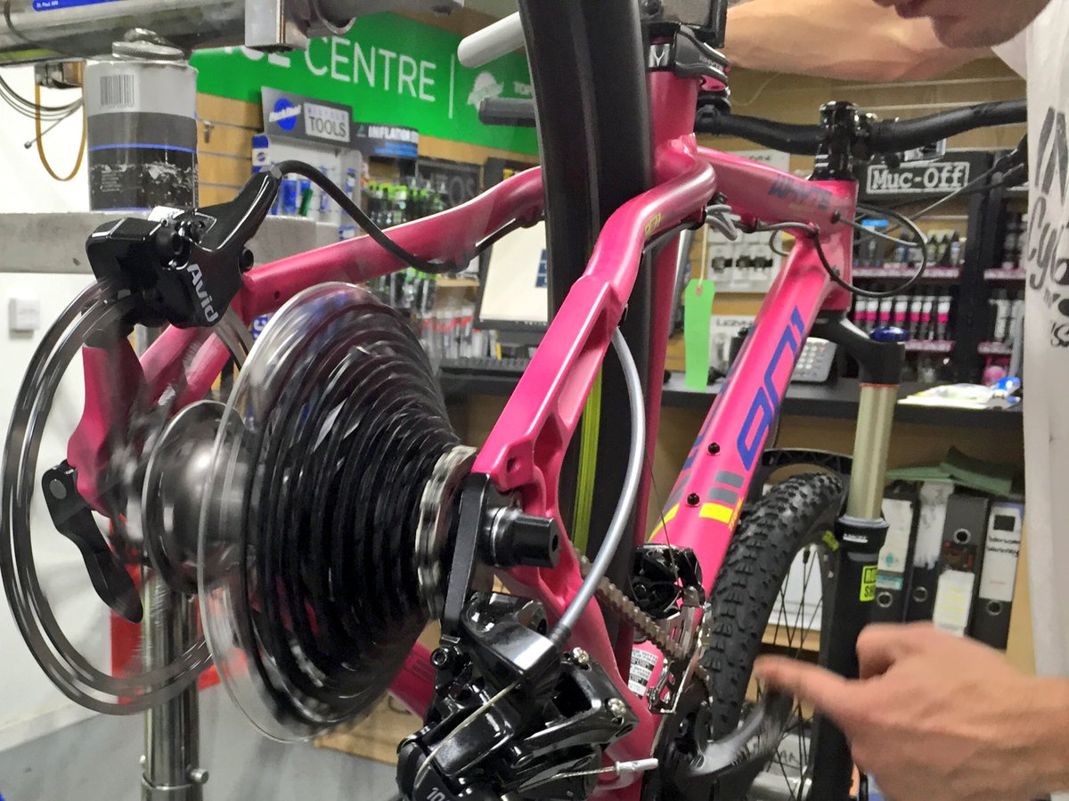 wheelbasecycles's tweet photo. Late shift tonight for our team building bikes for WHEELBASE Lake District #keepingupwithdemand https://t.co/MdEKDNe2py