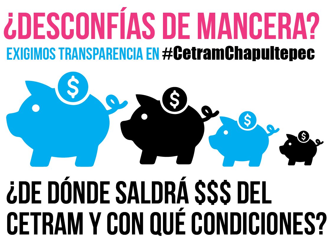 sansansan's tweet photo. Exigimos transparencia con dinero del #CetramChapultepec pues no confiamos en @ManceraMiguelMX pues no @RenunciaLevy https://t.co/a7WEe8olZ0