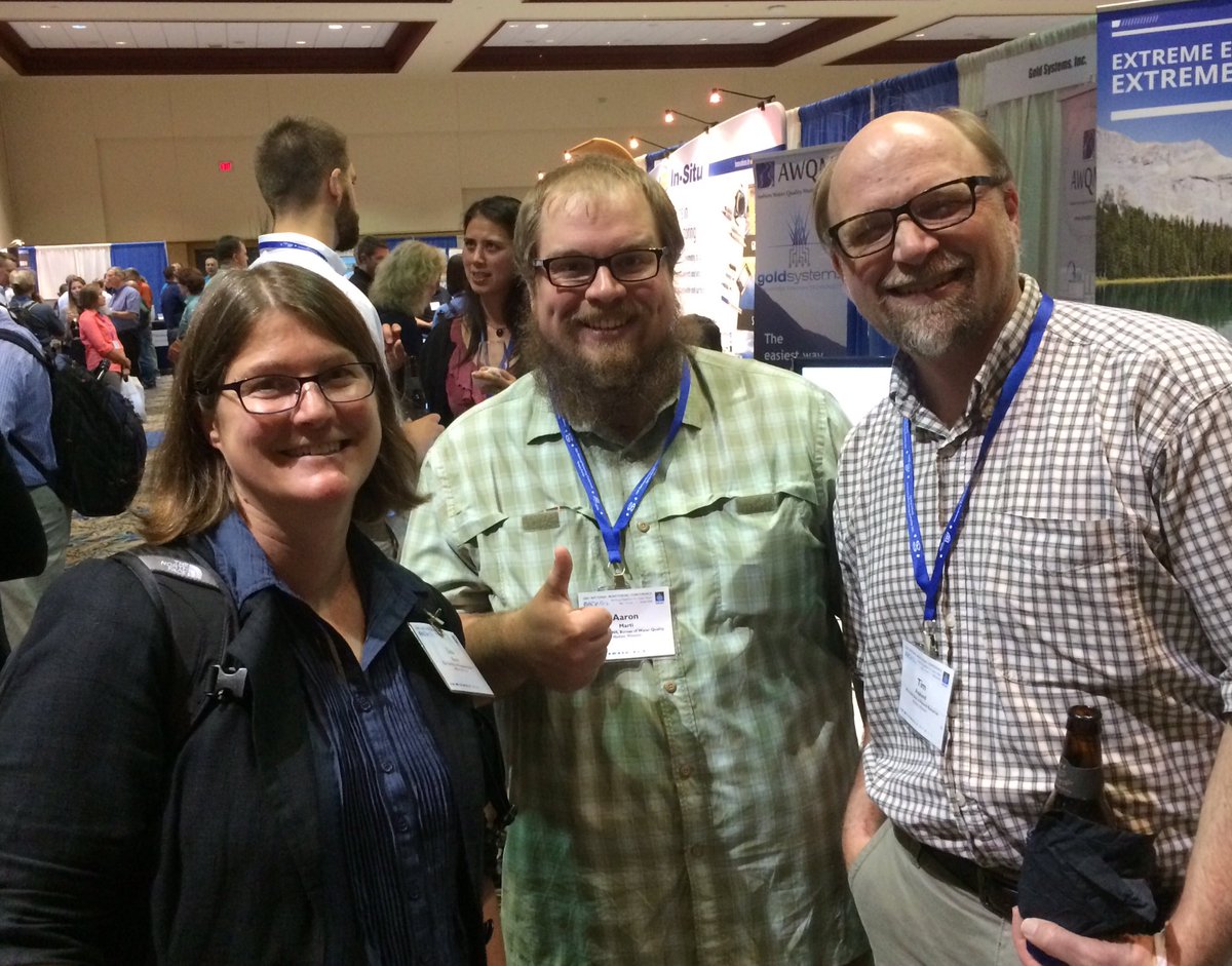 lisa_borre's tweet photo. Tweet up at #2016NMC with @amart831 and Tim Asplund. #water #wetlands #lakeobserver https://t.co/B6TP93j8iE