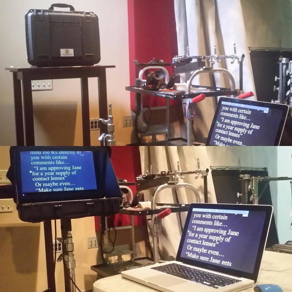 SVF_LTD's tweet photo. Putting finishing touches on Spectrum’s “Just In Case” TelePrompTer. #teleprompter #videoproduction #spectrumvideo … https://t.co/8ZlEbqiBbh
