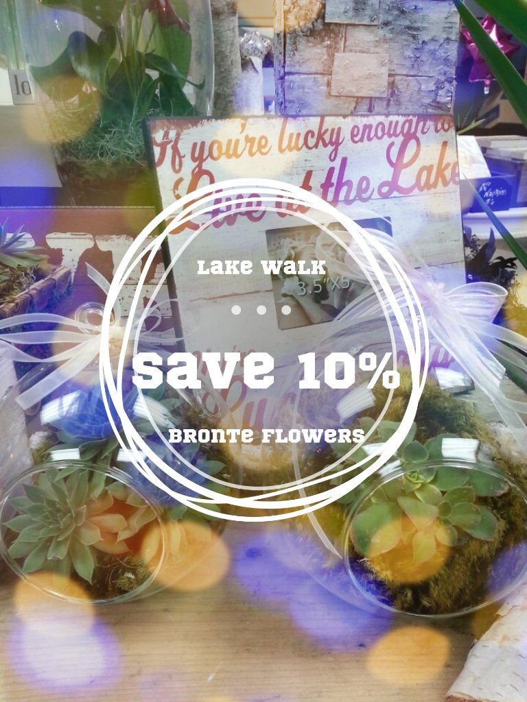 BronteFlowers's tweet photo. Visit Bronte Flowers during Bronte Village's Lake Walk, May 5, 2016, 5-9pm. Save 10% on everything in the store. 😊 https://t.co/EAonxE5kti