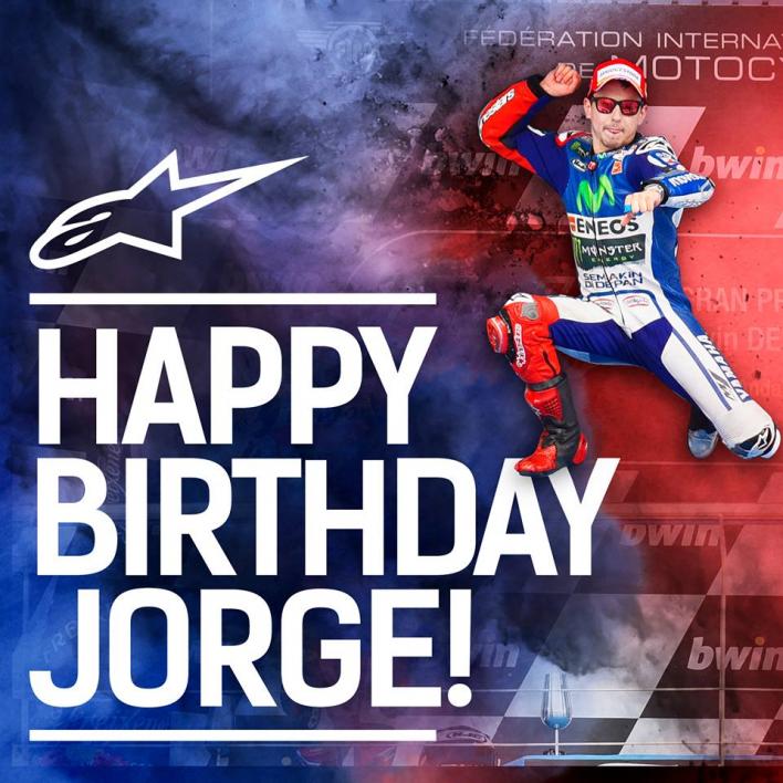 JorgeLorenzoID's tweet photo. Happy 29th birthday our Champion! Wish you have a very great year ahead! #GoJL99 #TeamLorenzo #Team99 https://t.co/zOmsSgpGuz