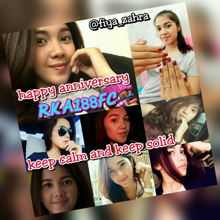 fiya_zahra's tweet photo. Happy anniv RKA188FC yg ke 19.. semoga makin kompak dan makin sayang sama eneng kesayangan @Rayafitrinur. https://t.co/SDCKaPwFpl