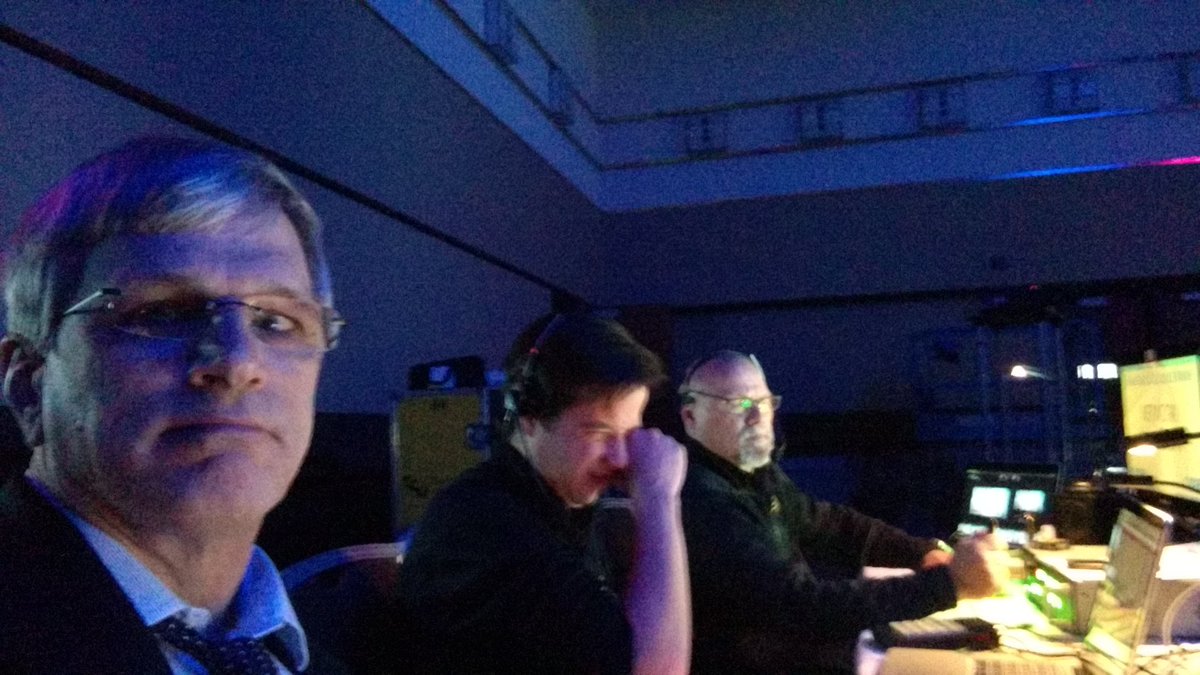 MIBroadcasters's tweet photo. The Broadcast Excellence Awards have begun!  Here's the folks running the show backstage. #GLBC16 https://t.co/d3Ses6ybsW