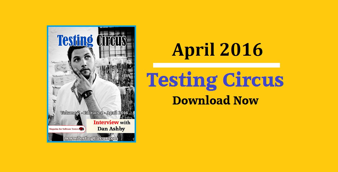 TestingCircus's tweet image. Did you get our April edition? testingcircus.com/software-testi…