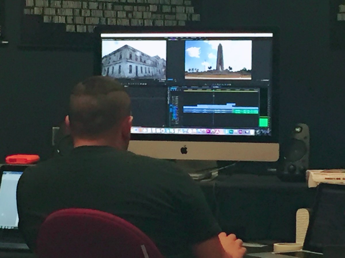 PaceDocs's tweet photo. Second to last step! We're hanging in there! #pacedocs #Cuba #cubacrossroads #pacestudents #editing https://t.co/ZqnTBsCwJO