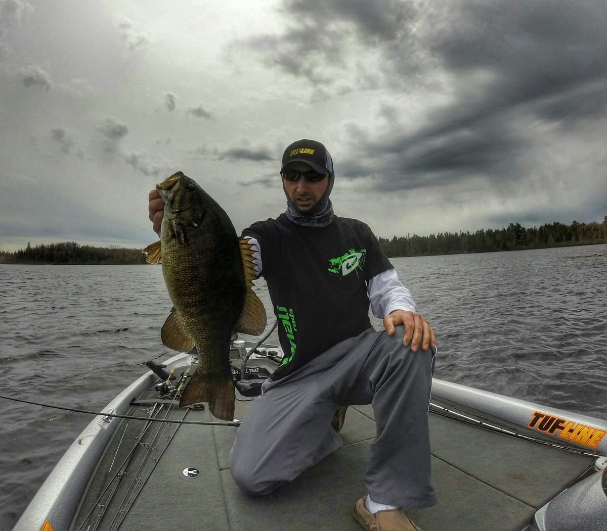 KevKingFishing's tweet photo. What a day exploring new water. #alldaylong #zone10 @FishingAlgoma @TUFLineOfficial @bayoubugjigs @Denali_Rods #bass https://t.co/jlYrxagwm6