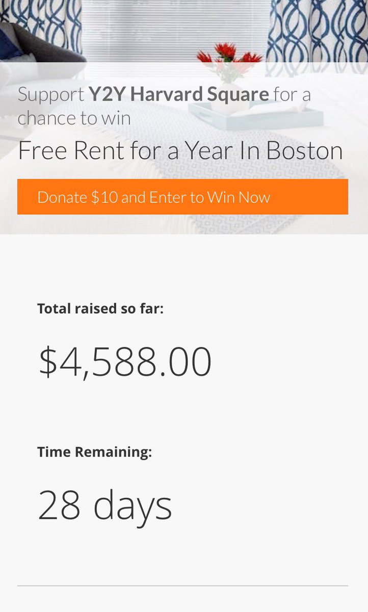 FlutterForGood's tweet photo. $4,588 raised in 34 hours of #YearInBoston! Donate $10 to homeless youth to win Free Rent in https://t.co/kNrVXtr13X https://t.co/pZAzjGCeBT