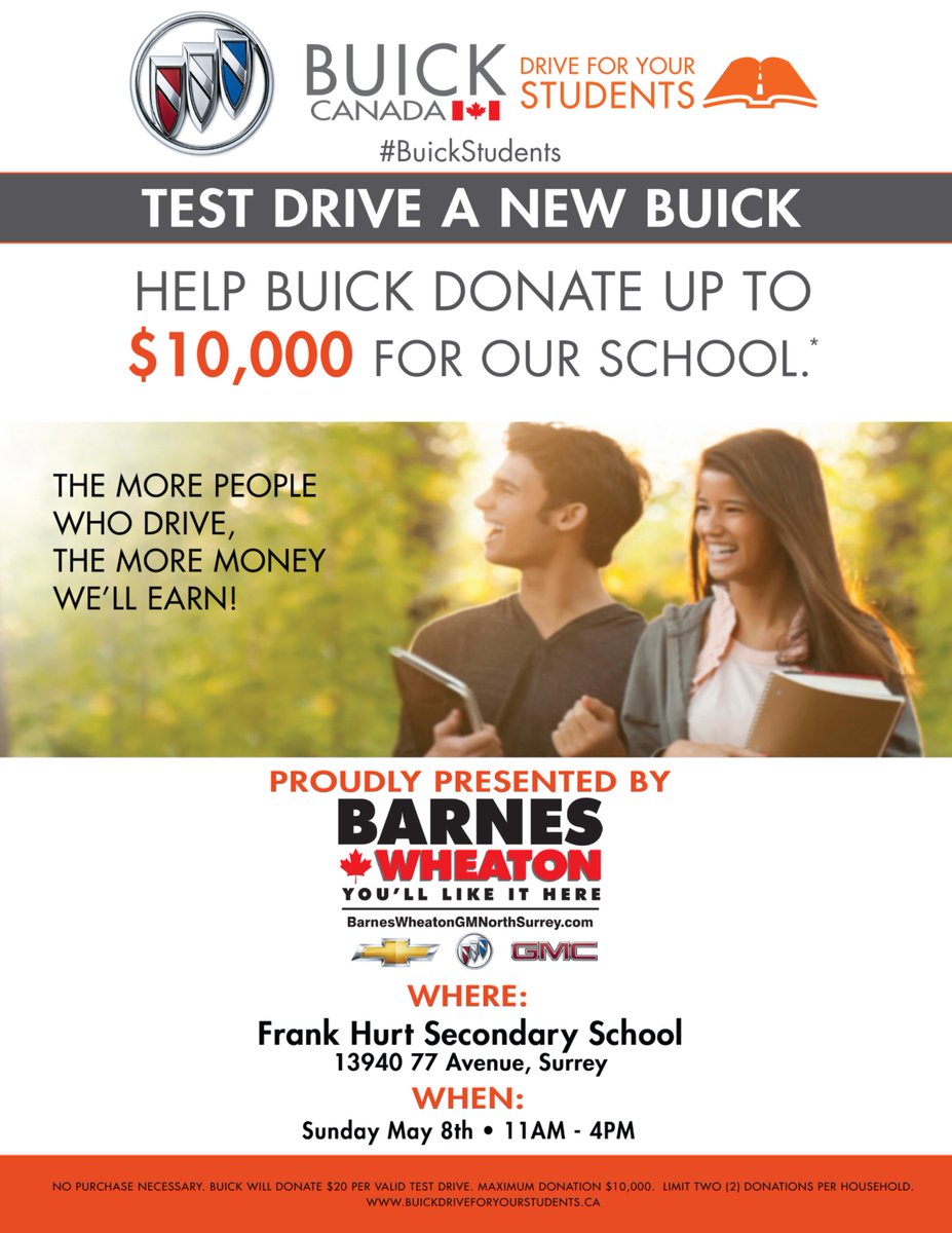 GloriaSarmento's tweet image. @FrankHurtSchool PLS help get the word out..fundraiser Sunday in pkg lot to raise $ 4 Dry Grad. Free to participate.