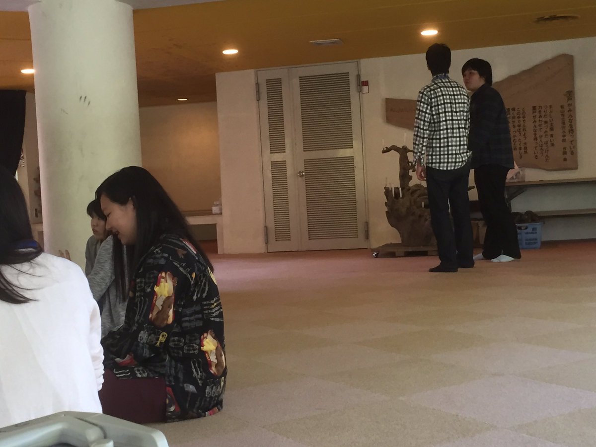 d_mao_b's tweet image. 小保内、今井。自己紹介の横で最終ネタ合わせ。
#5thSTEP