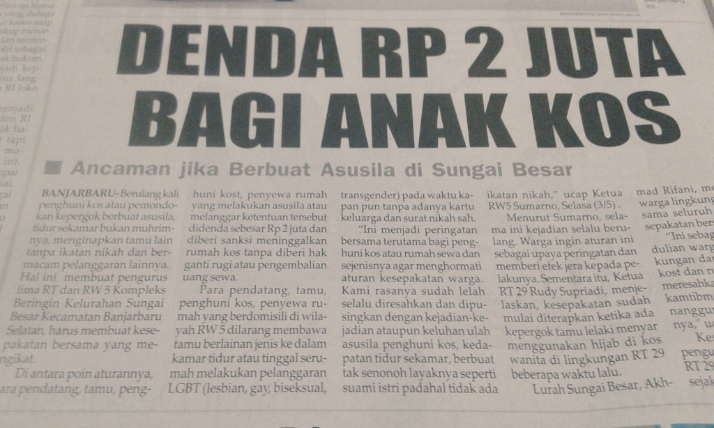 kami setuju! ayo daerah lain manyusul. makanya ding lah mun sdh miyang bawa nikah jgn bapacarn haja. bagawi dulu