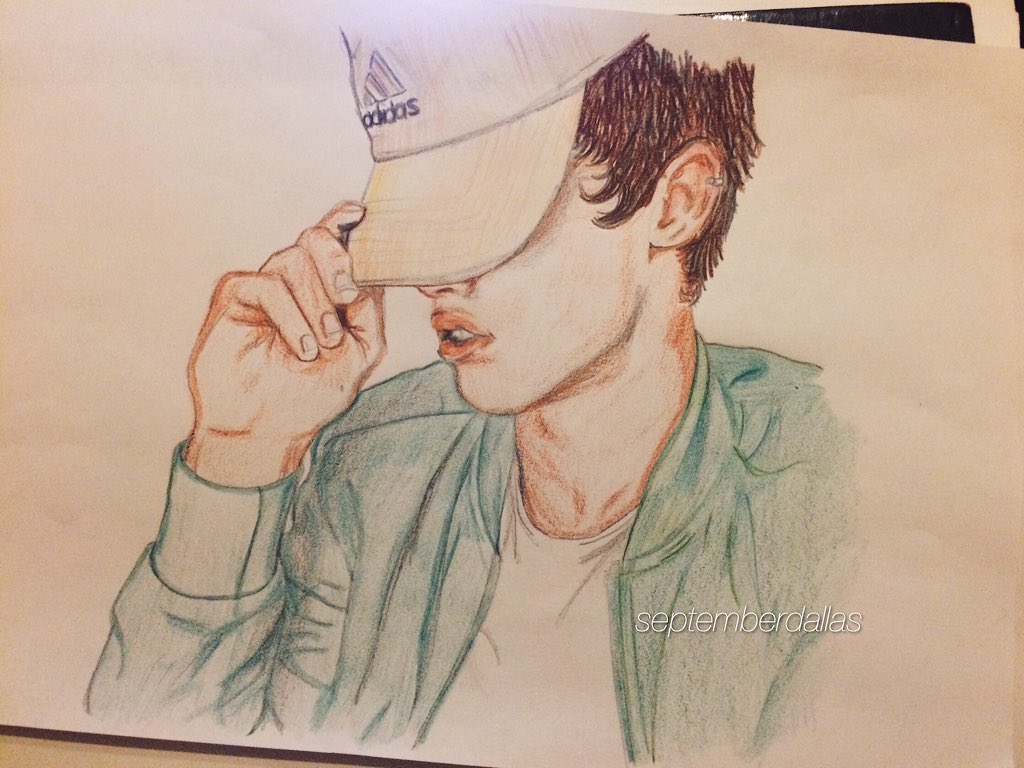 I actually love draw Cam because I can put together two of the things I love the most. <a href="/camerondallas/">Cameron Dallas</a>