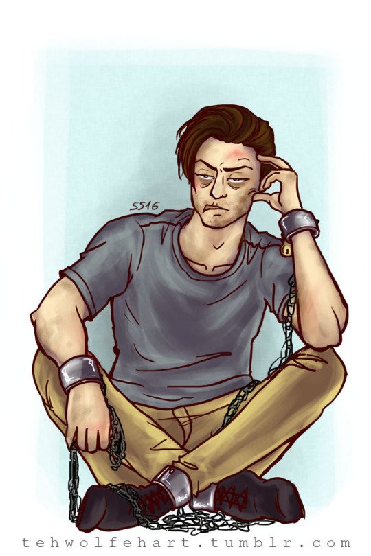 werewolf_murphy's tweet photo. Murphy' fan art #the100 @RichardSHarmon https://t.co/U9M3AX2BrW