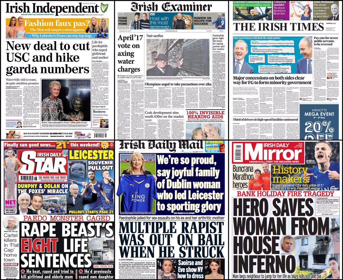 philipbromwell's tweet photo. Wednesday's front pages in one tweet https://t.co/Cp36U18rb3