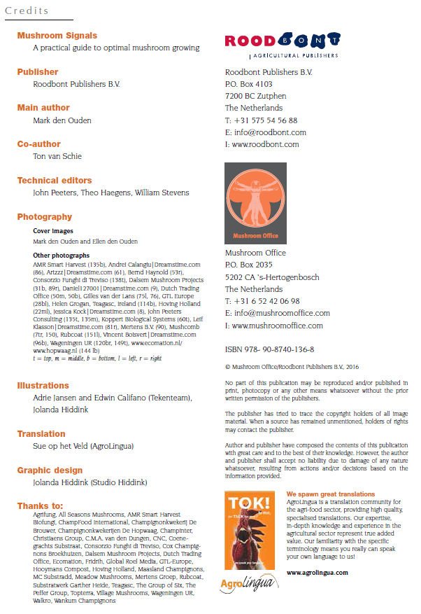 AgroLingua's tweet image. #Mushroom growing is an art! #Printing is in its final stages. Order your copy via @Rdbont  #MushroomSignals