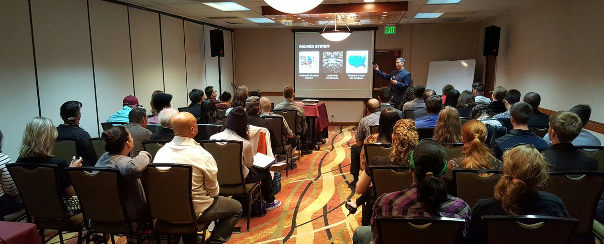 LTDDenver's tweet photo. Denver continues the Colorado LTD explosion. Ran out of chairs, standing room only, 17 guests! https://t.co/6f9G4ATe57